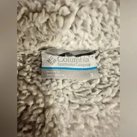 Columbia cream Fast Beauty Fleece Women's Full Zip Jacket size S - Picture 7 of 9